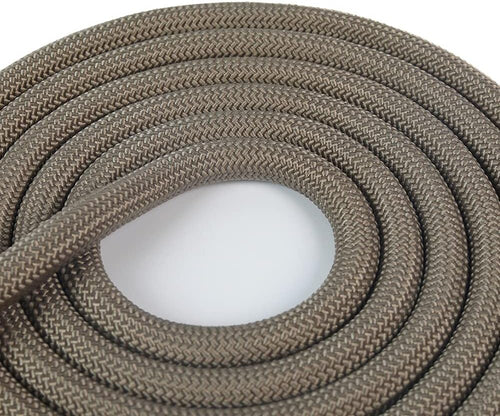 8.5 FT Strong Slip Lead Dog Leash Dog Training Leash Adjustable Stitched Pet Slip Leads with Slider Rope Leash (Khaki)