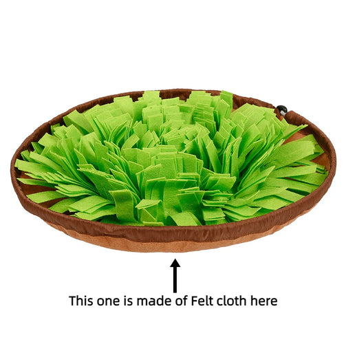 Pet Dual-Purpose Sniffing Bowl, Dog Sniffing Mat, Puzzle Hiding Food Training Dog Toys Pet Supplies